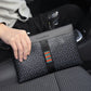 Men's Clutch Leather Fashion Business Envelope Bags