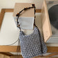 Women's Woven Retro Wooden Bead Tassel With Bags