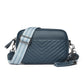 Women's Layer Leather Female Embroidery Thread Solid Crossbody Bags