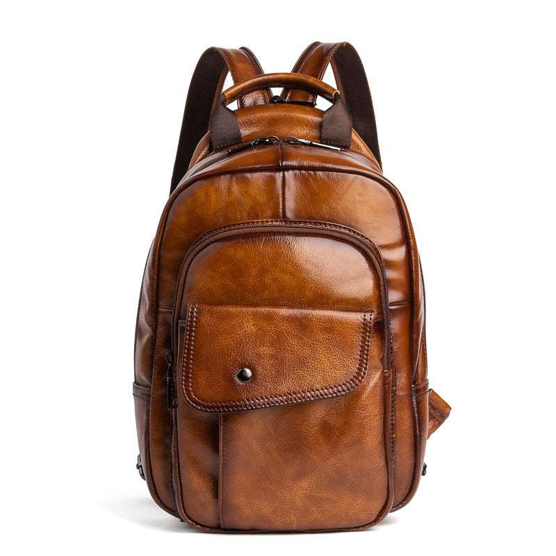 Men's First Layer Cowhide Large Capacity Soft Men's Briefcases