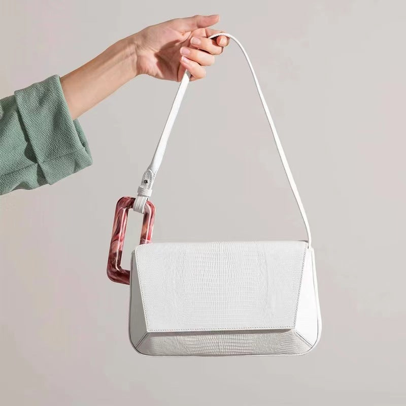 Women's Female Design Fashion Simple Trend Underarm Stitching Shoulder Bags
