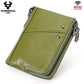 Multicolor Short Double Zipper Vertical Fashion Purses