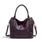 Women's Large Portable Soft Leather Capacity Tote Bags