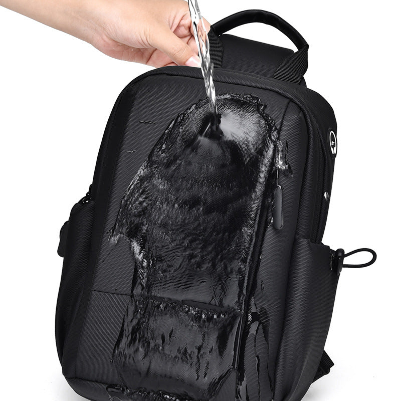 Men's Large Capacity Waterproof Fashion Simple Men's Chest Bags