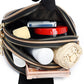 Women's Chain Round Versatile Plaid Textured Shoulder Bags