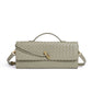 Women's Niche Woven Baguette Fashion Horizontal Clutch Handbags