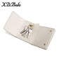 Women's Attractive Short First Layer Cowhide Ladies Wallets