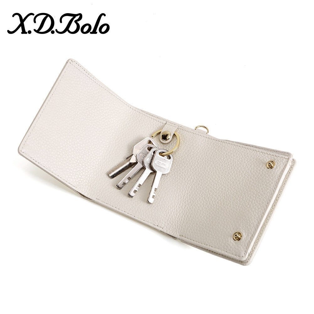 Women's Attractive Short First Layer Cowhide Ladies Wallets