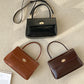 Fashion Minority Design Oil Wax Leather Western Style Flip Shoulder Bags