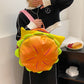 Women's Cute Cheese Hamburger Design Funny Creative Backpacks