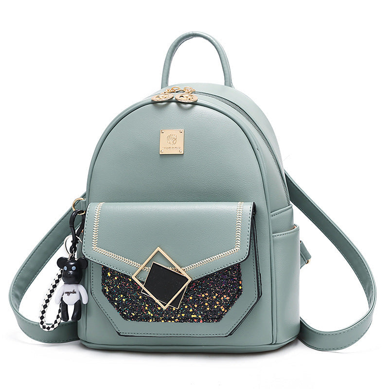 Women's Korean Style Simple Versatile Large Capacity Backpacks