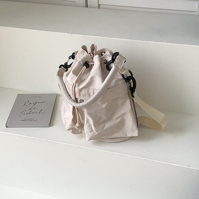 Drawstring Nylon Underarm High-grade Korean Style Shoulder Bags