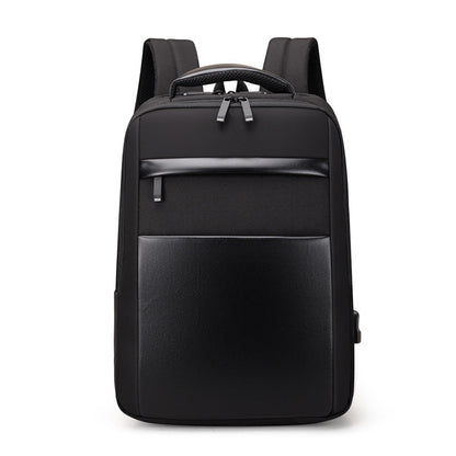 Men's Business Contrast Color Matching Trendy External Backpacks