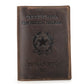 Angel Retro Crazy Horse Leather Swiping Men's Wallets