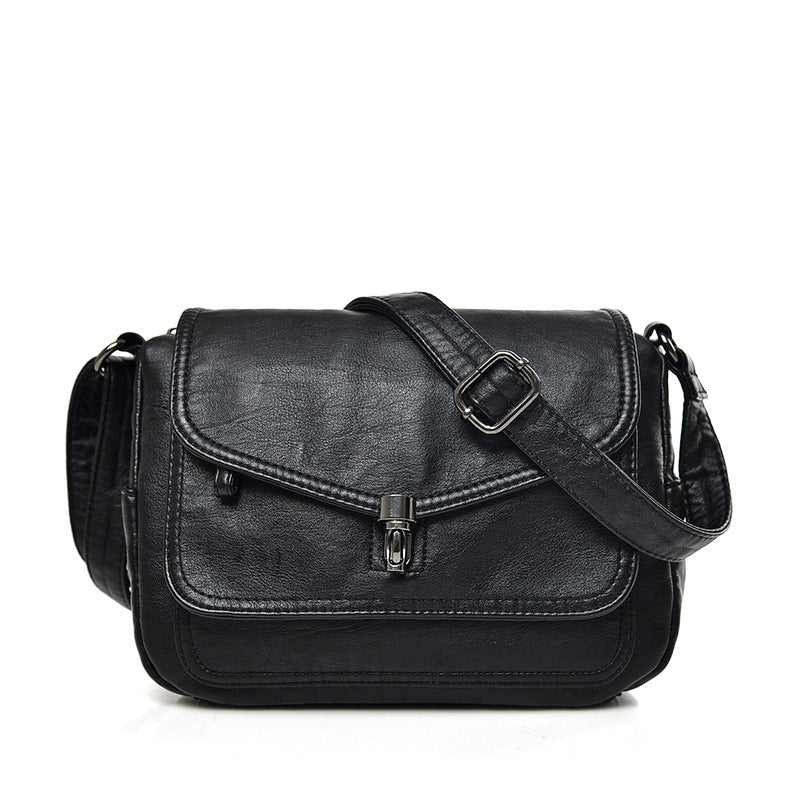 Women's Leather Popular Retro Fashion Western Style Shoulder Bags