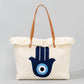 Women's Towel Embroidery Bohemian Canvas Portable Shoulder Bags