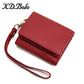 Women's Attractive Short First Layer Cowhide Ladies Wallets