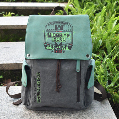 No Canvas Male Female Cartoon Anime Backpacks