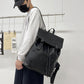 Men's Solid Color Fashion Large Capacity Retro Backpacks