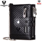 Men's Paul First Layer Cowhide Multiple Slots Genuine Leather Men's Wallets
