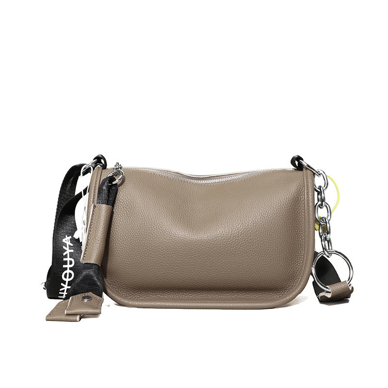 Women's Capacity Genuine Leather Fashionable Simple Top Bags