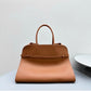 Large Capacity Commuter Cowhide High-grade French Handbags