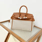 Women's High-grade Fashion Stitching Canvas Commuter Portable Bags