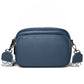 Women's Layer Cowhide Fashion Simple Litchi Pattern Shoulder Bags