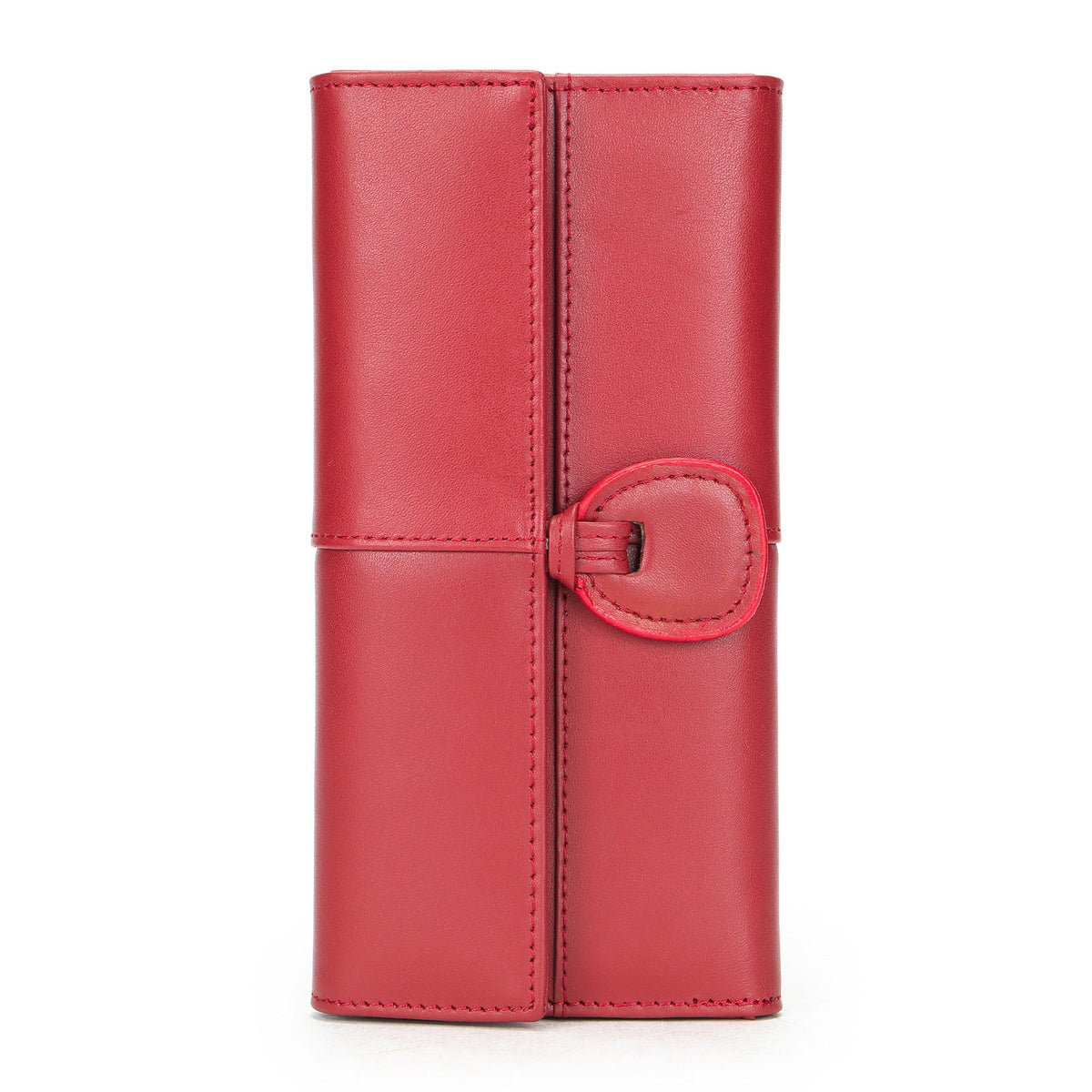 Women's Leather Large Capacity Multiple Slots Simple Ladies Wallets