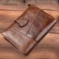 Men's Black Angel Three Fold Cowhide Activity Men's Wallets