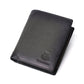 Men's First Layer Cowhide Swiping Leather Short Men's Wallets