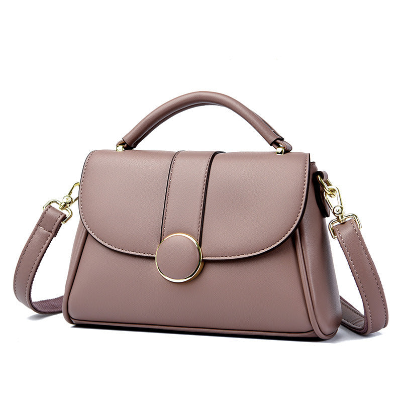 Women's Large Capacity Simple Soft Leather To Shoulder Bags