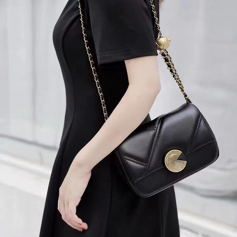 Women's Chain High Sense Niche One Genuine Shoulder Bags