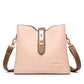 Women's Color Kangaroo Korean Fashion Textured Genuine Shoulder Bags