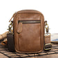 Men's Retro Leather Matte Multifunctional Mobile Men's Messenger Bags