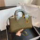 Women's High-grade Silk Scarf Woven Diana Portable Crossbody Bags
