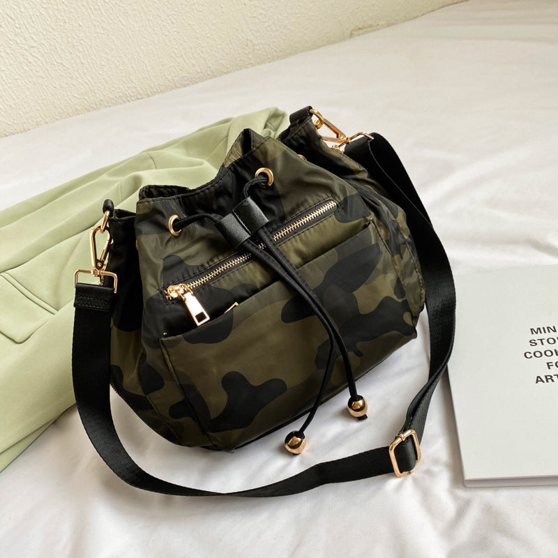 Women's High Textured Nylon Fashion Quality Shoulder Bags