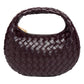 Women's Mini Cute Dumpling Macaron Woven Pouch Crossbody Bags