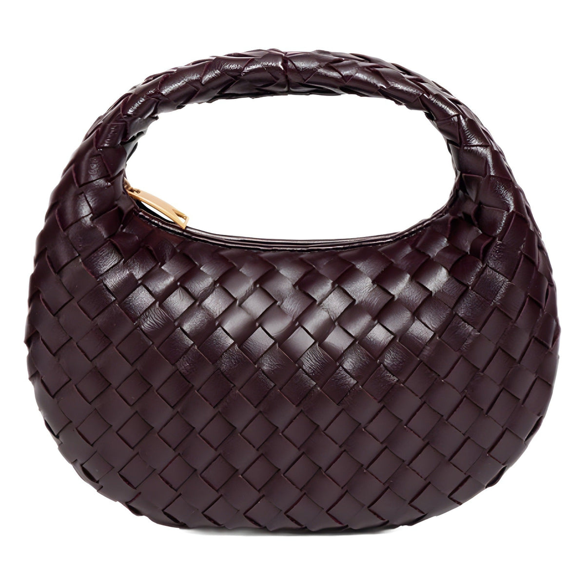 Women's Mini Cute Dumpling Macaron Woven Pouch Crossbody Bags