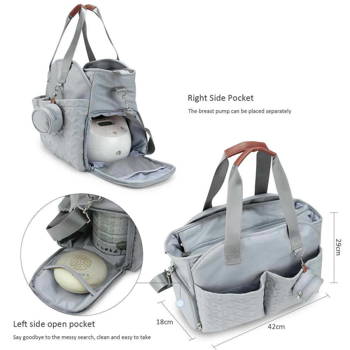 Pump For Moms With Pacifier Large Capacity Bags