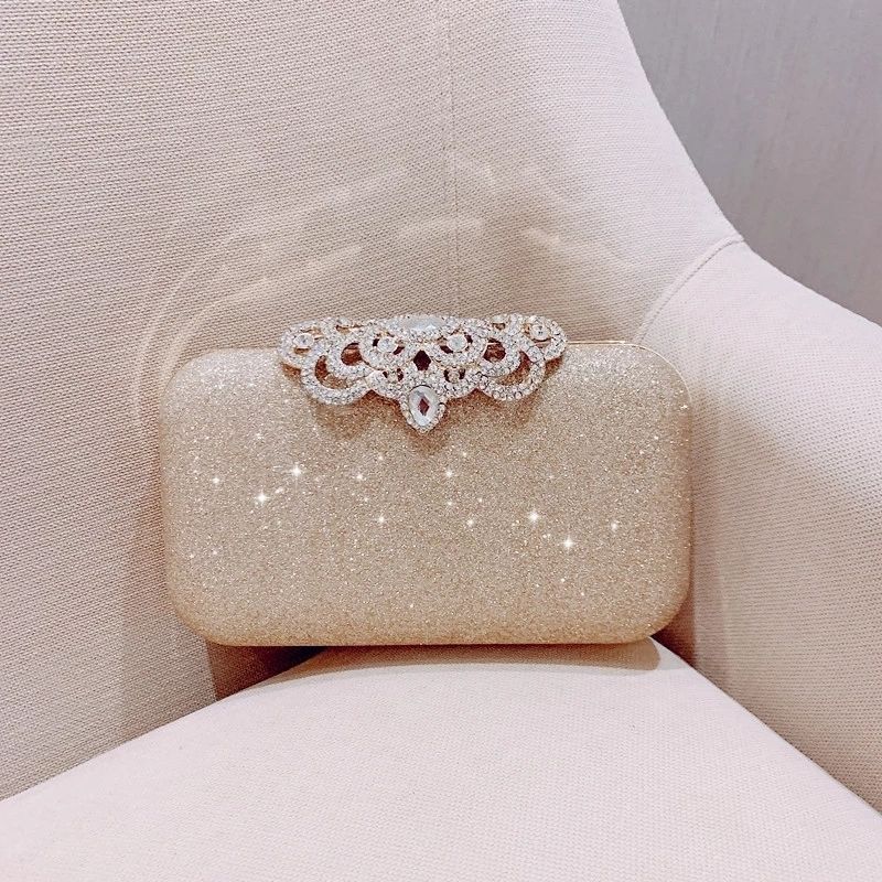 Vintage Crown Rhinestone Handmade Dress Garment Bags