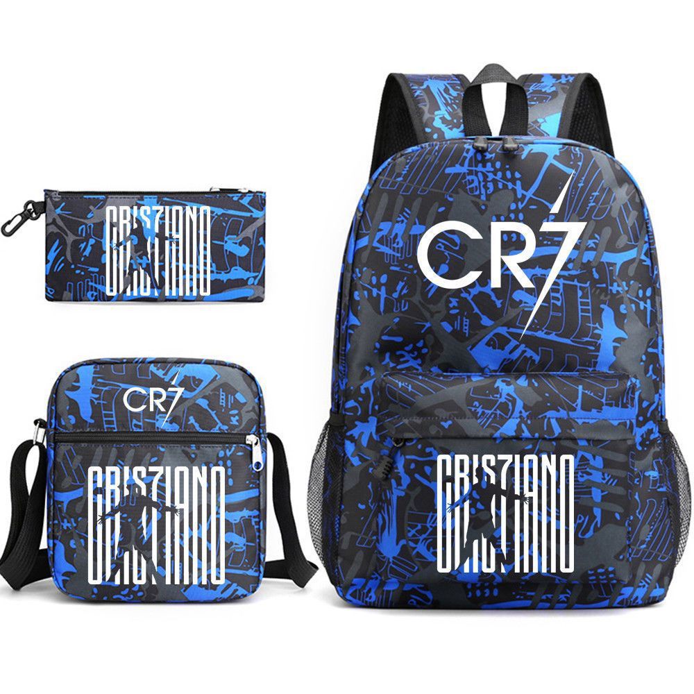 Pencil Three-piece Canvas Large Capacity Leisure Shoulder Bags