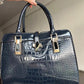 Fashion Shining Leather Large Capacity Crocodile Shoulder Bags