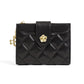 Women's Short Fashion Camellia Folding Multiple Slots Soft Ladies Wallets