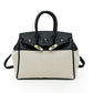Women's High-grade Fashion Stitching Canvas Commuter Portable Bags