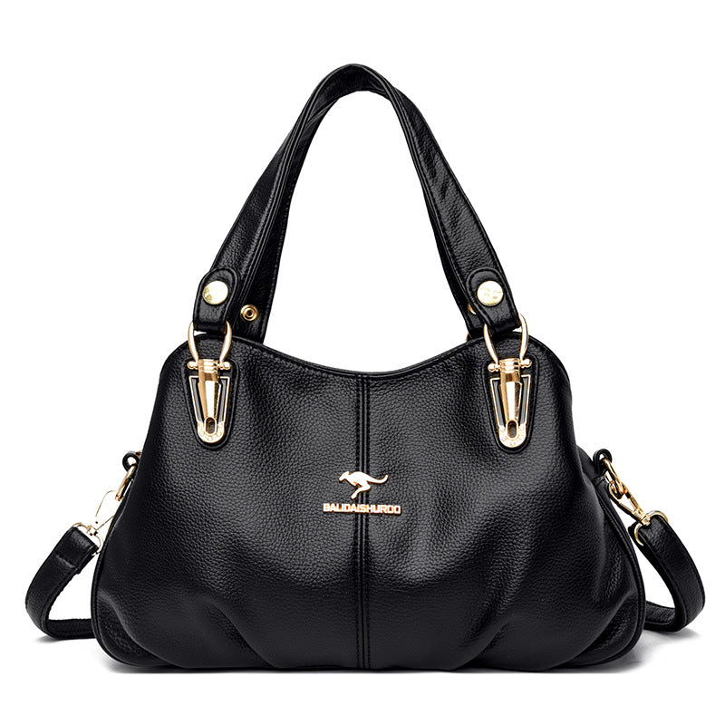 Women's Innovative Large Capacity Elegant Soft Shoulder Bags