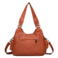 Innovative Women's Washed Leather Soft Practical Shoulder Bags