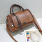 Women's Fashion Soft Leather Boston Pillow Simple Crossbody Bags
