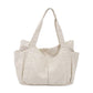 Leisure Artistic Solid Color Canvas Trendy Cloth Simple Fashion Shoulder Bags