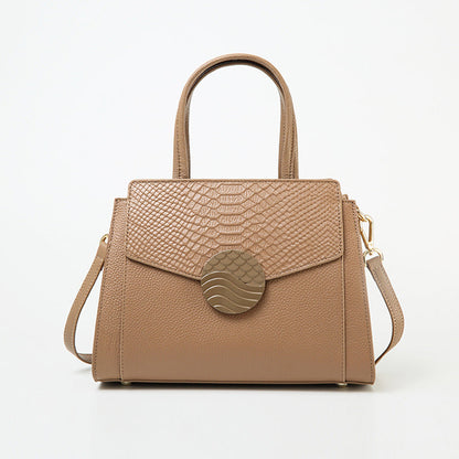 Women's Genuine Leather Summer Large Capacity Mom Shoulder Bags